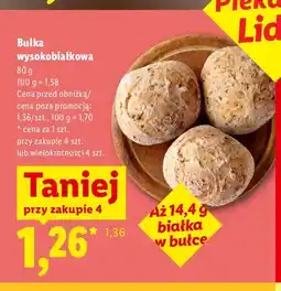 Lidl Bułka wysokobiałkowa oferta