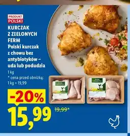 Lidl Polski kurczak z chowu bez antybiotyków uda Kurczak z Zielonych Ferm oferta