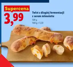 Lidl Twist z długiej fermentacji z serem mimolette oferta