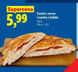Lidl Panini z serem i szynką z indyka oferta