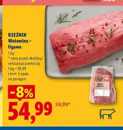 Lidl Wołowina ligawa Rzeźnik oferta