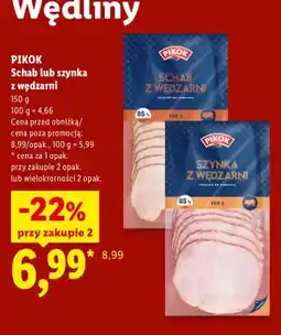 Lidl Schab z wędzarni Pikok oferta