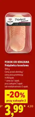 Lidl Polędwica łososiowa Pikok Od Krajana oferta