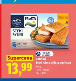Lidl Steki rybne z fileta z mintaja Frosta oferta