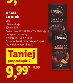 Lidl Czekolada Wawel oferta