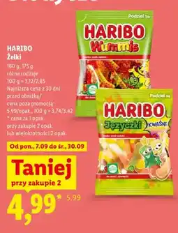 Lidl Żelki Wummis Haribo oferta