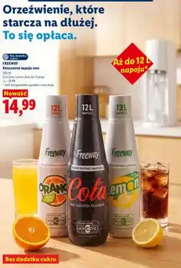 Lidl Koncentrat napoju zero Cola Zero Freeway oferta
