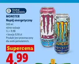 Lidl Napój energetyczny Monster Juiced Aussie Lemonade oferta