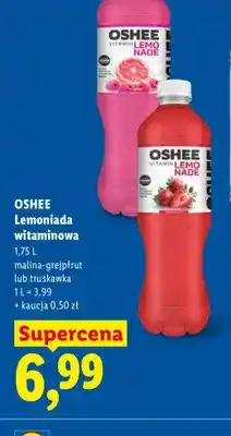 Lidl Lemoniada witaminowa malina-grejpfrut Oshee oferta