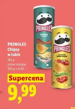 Lidl Chipsy w tubie pizza Pringles oferta