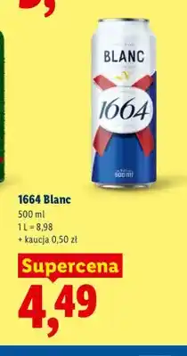 Lidl Piwo 1664 Blanc oferta