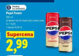 Lidl Napój gazowany Pepsi Treats Strawberries & Cream oferta