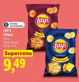 Lidl Chipsy wędzona szynka Lay's oferta
