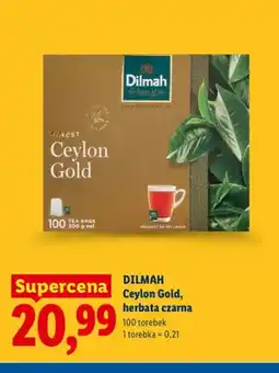 Lidl Herbata czarna Ceylon Gold Dilmah oferta