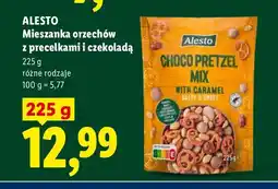 Lidl Mieszanka orzechów z precelkami i czekoladą Alesto oferta