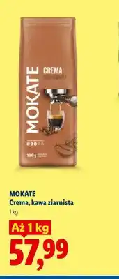 Lidl Kawa ziarnista Crema Mokate oferta