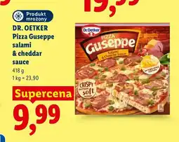 Lidl Pizza Guseppe salami & cheddar sauce Dr. Oetker oferta