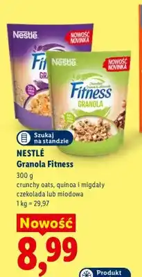Lidl Granola Fitness crunchy oats quinoa i migdały czekolada Nestlé oferta