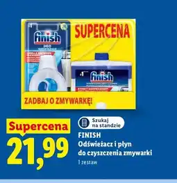 Lidl Zestaw odświeżacz i płyn do czyszczenia zmywarki Finish oferta