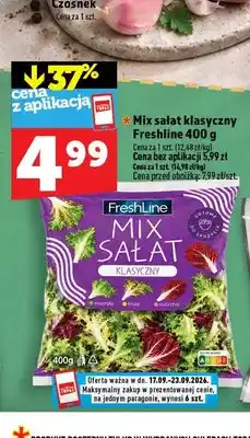 Topaz Mix sałat klasyczny FreshLine oferta