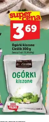 Topaz Ogórki kiszone Cieślik oferta