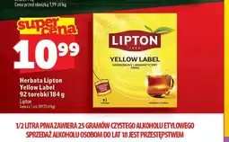 Topaz Herbata Lipton Yellow Label oferta