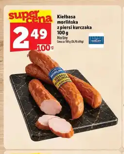 Topaz Kiełbasa morlińska z piersi kurczaka Morliny oferta