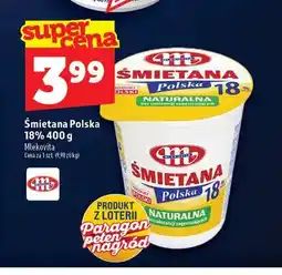 Topaz Śmietana Polska Mlekovita 18% oferta
