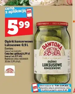 Topaz Ogórki konserwowe Luksusowe 0,9 l Dawtona oferta