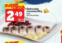 Topaz Śledź w oleju z żurawiną Elmar oferta