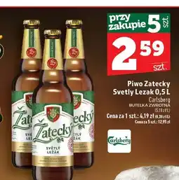 Topaz Piwo Zatecky Svetly Lezak oferta