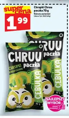 Topaz Chrupki kukurydziane zielona cebulka Chruu paczka oferta
