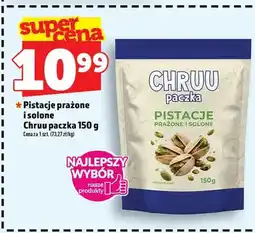 Topaz Pistacje prażone i solone Chruu paczka oferta