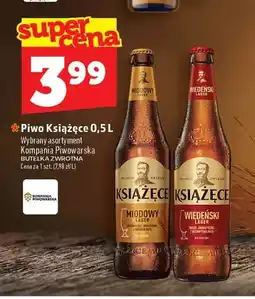 Topaz Piwo Książęce Miodowy Lager oferta
