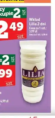 Topaz Wkład Lilia 2 dni oferta
