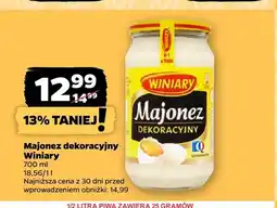 Netto Majonez dekoracyjny Winiary oferta