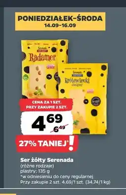 Netto Ser Radamer w plastrach Serenada oferta