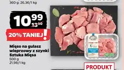 Netto Mięso na gulasz wieprzowy z szynki Sztuka Mięsa oferta