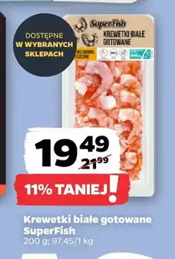 Netto Krewetki białe gotowane SuperFish oferta