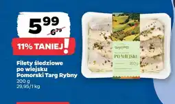 Netto Filety śledziowe po wiejsku Pomorski Targ Rybny oferta