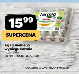 Netto Jajka kurze z wolnego wybiegu Farmio rozm. S/M oferta