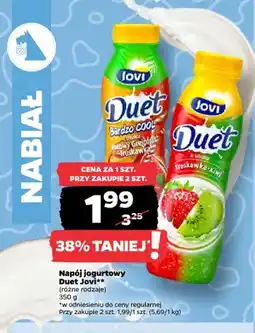 Netto Napój jogurtowy Duet Jovi różowy grejpfrut truskawka oferta