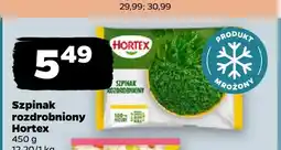 Netto Szpinak rozdrobniony Hortex oferta