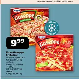 Netto Pizza Guseppe szynka & pieczarki Dr.Oetker oferta