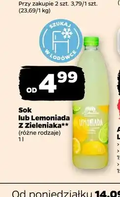 Netto Sok Z Zieleniaka oferta
