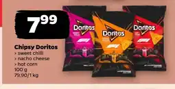 Netto Chipsy Doritos sweet chilli oferta