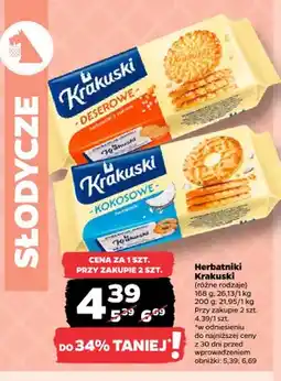 Netto Herbatniki Krakuski deserowe oferta