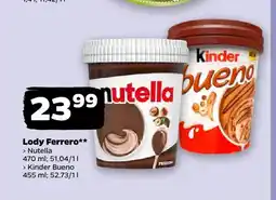 Netto Lody Ferrero Kinder Bueno oferta