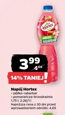 Netto Napój Hortex jabłko-rabarbar oferta