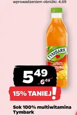 Netto Sok multiwitamina Tymbark 100% oferta